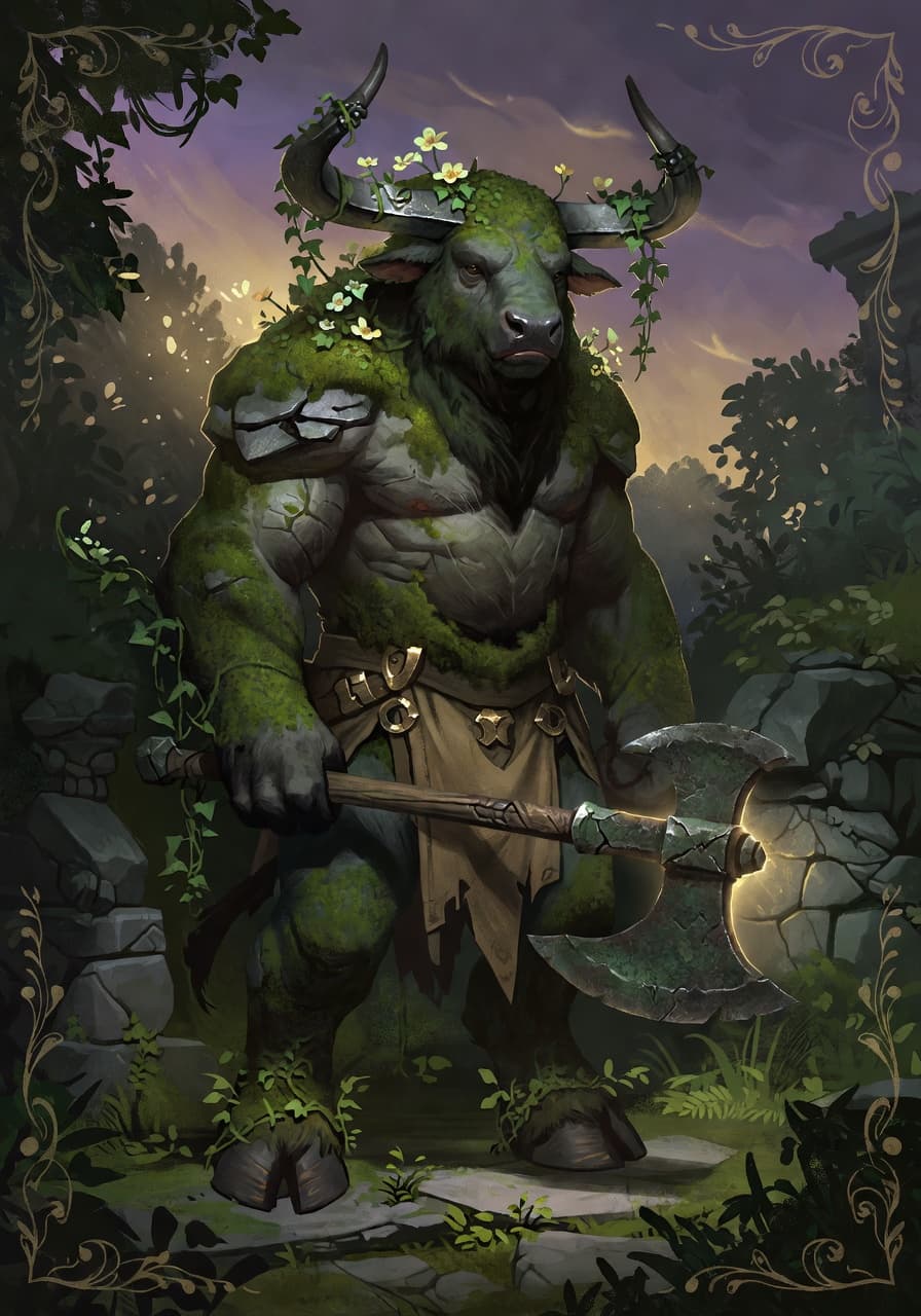 The Moss Minotaur
