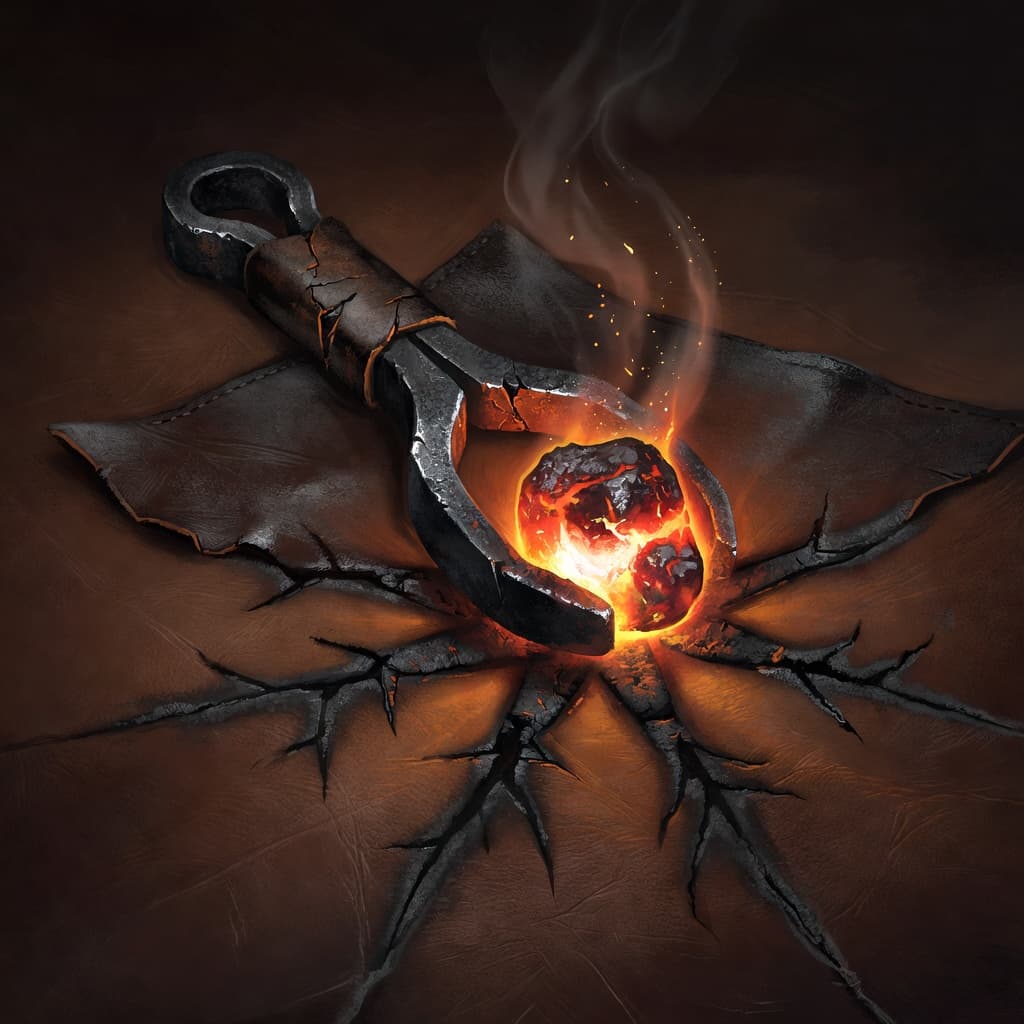 The heraldic emblem of the Ember court.