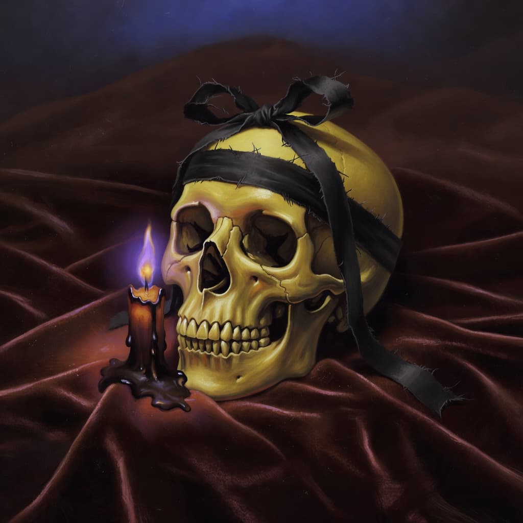 The heraldic emblem of the Gloom court.