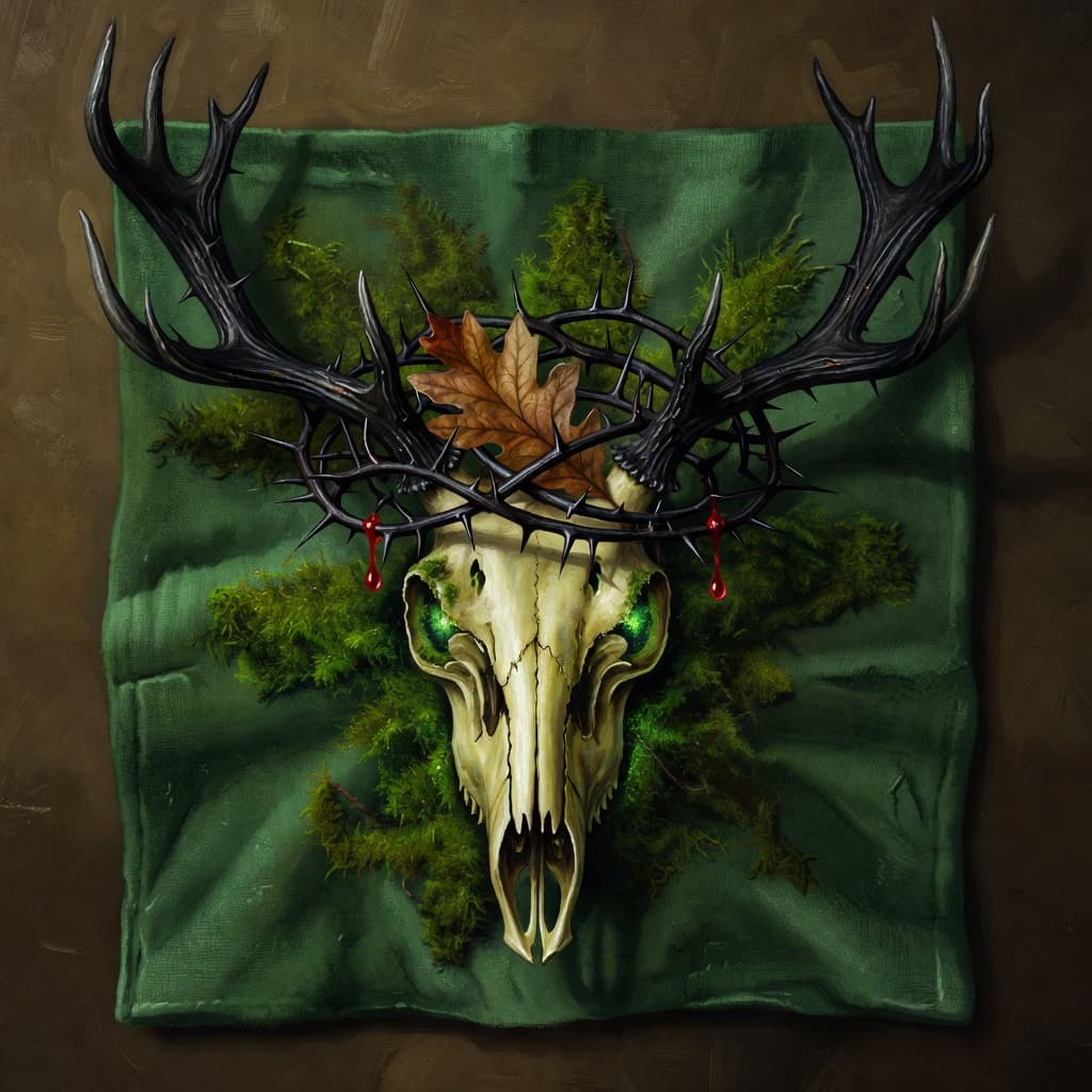 The heraldic emblem of the Wyld court.