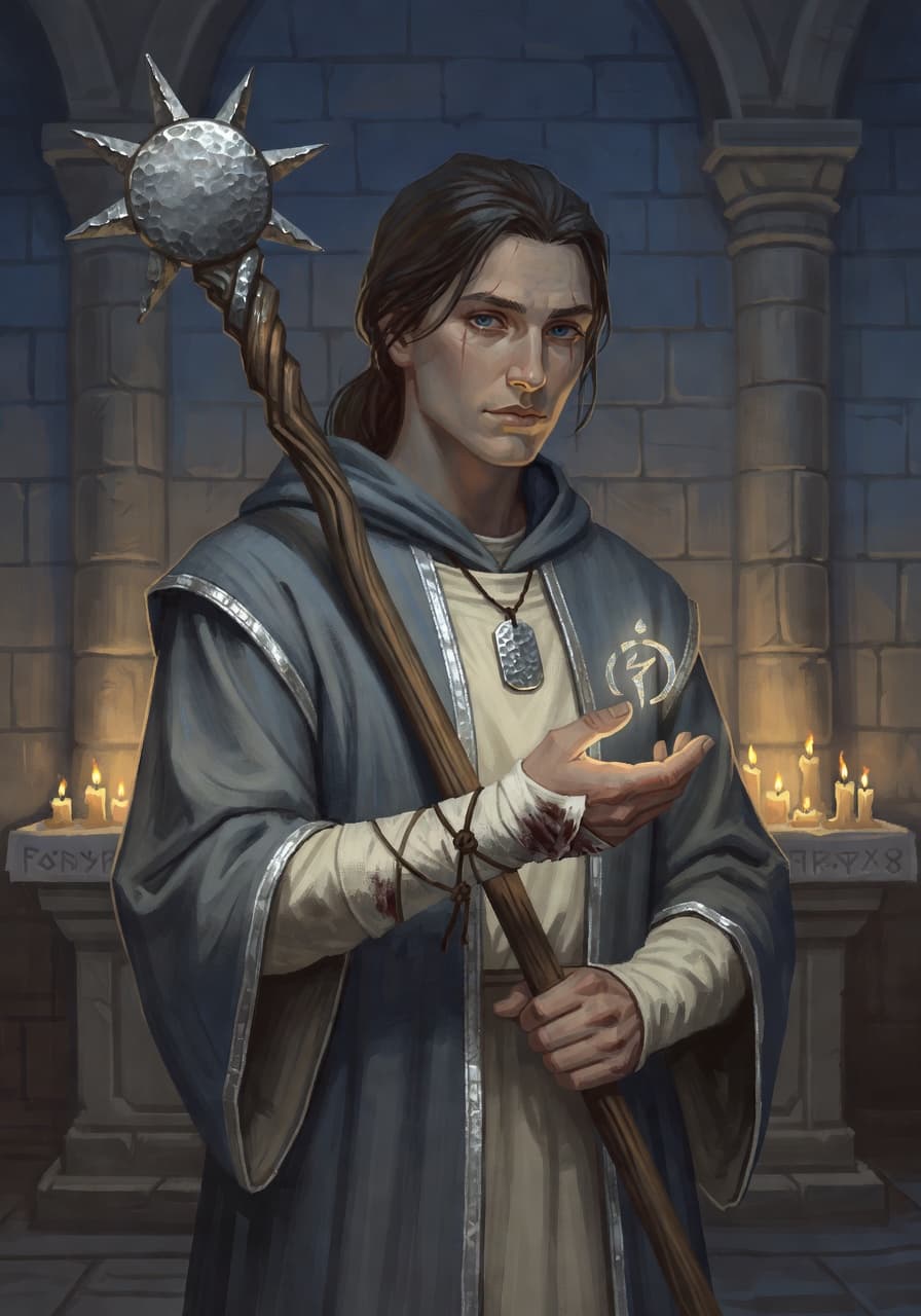Portrait of the Cleric.