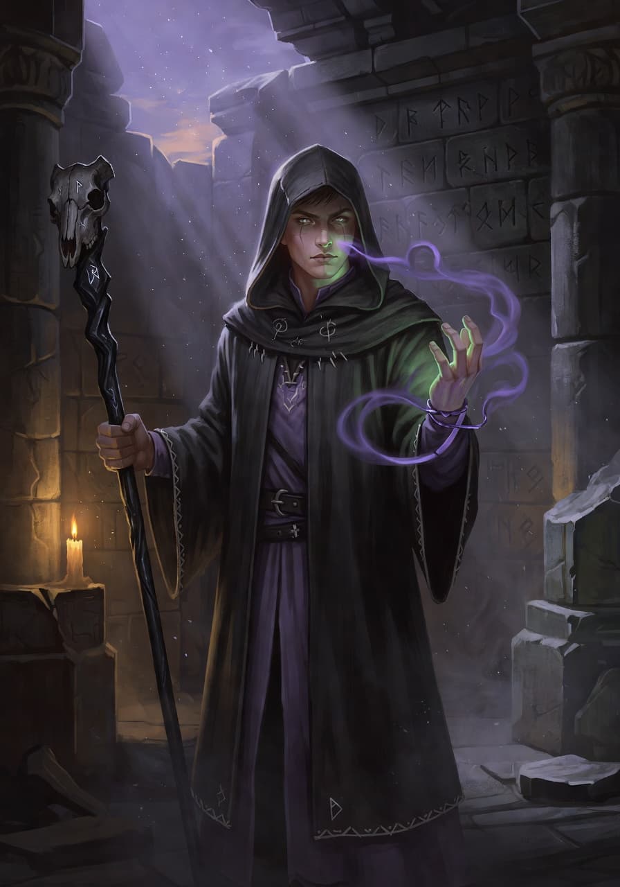 Portrait of the Necromancer.