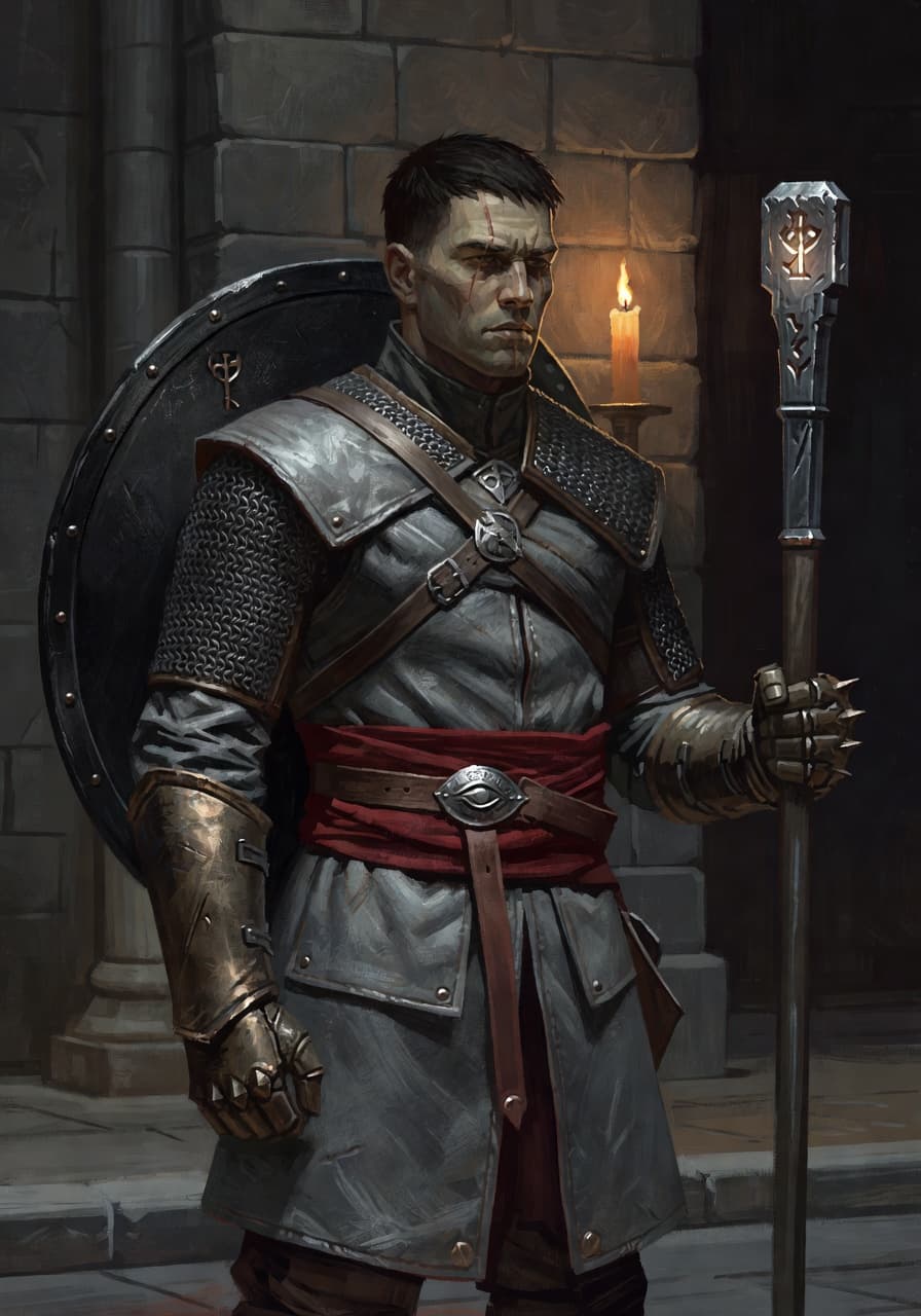Portrait of the Warden.